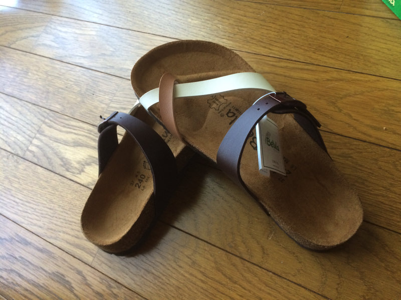Betula(ベチュラ)のサンダルMIAを購入~ビルケンシュトック社のフットベッド採用モデル!